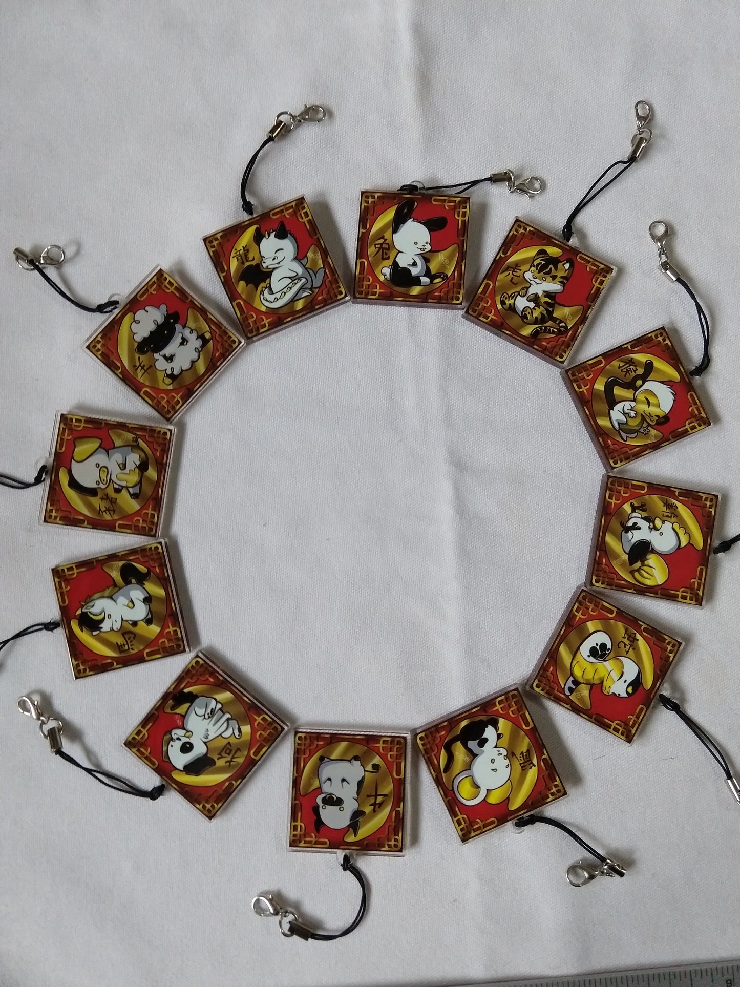 Zodiac charms